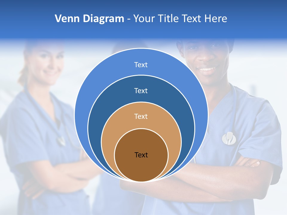 Illness Group Team PowerPoint Template
