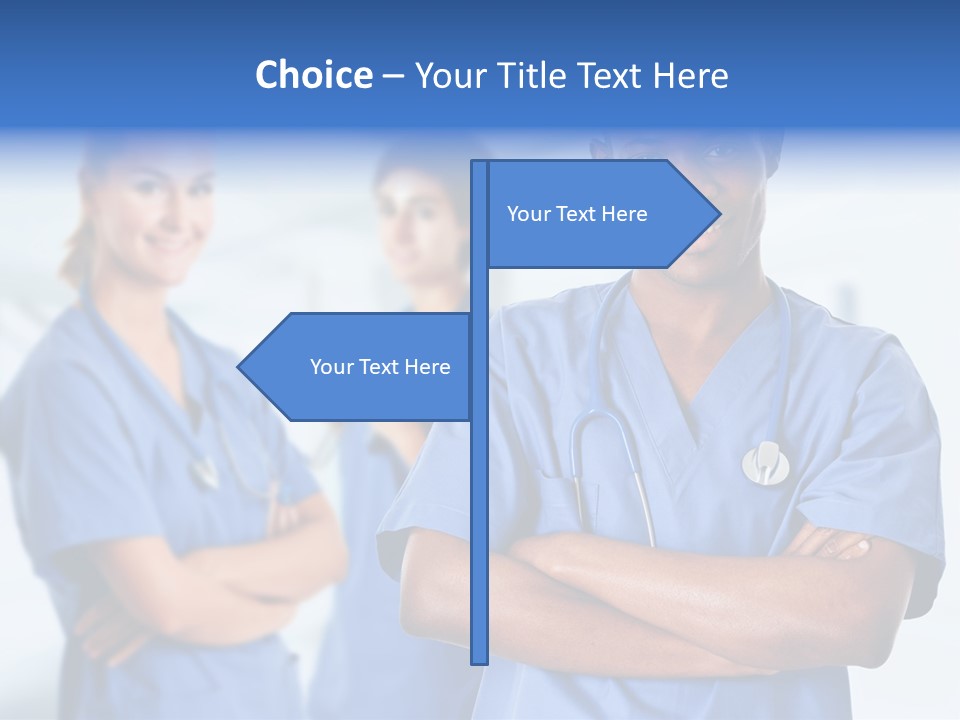 Illness Group Team PowerPoint Template
