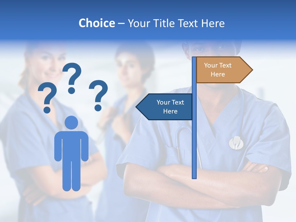 Illness Group Team PowerPoint Template