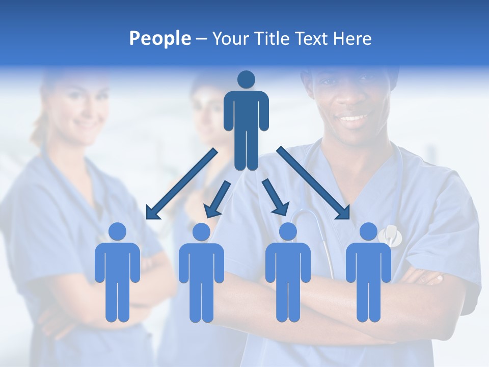 Illness Group Team PowerPoint Template