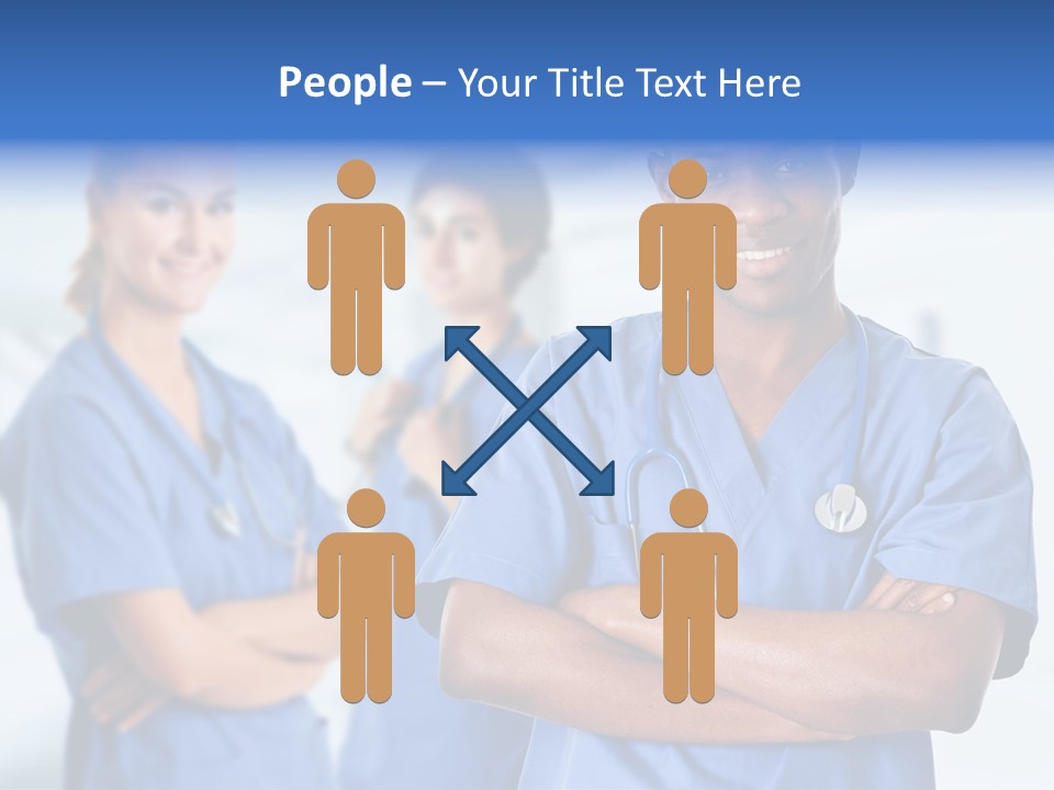Illness Group Team PowerPoint Template