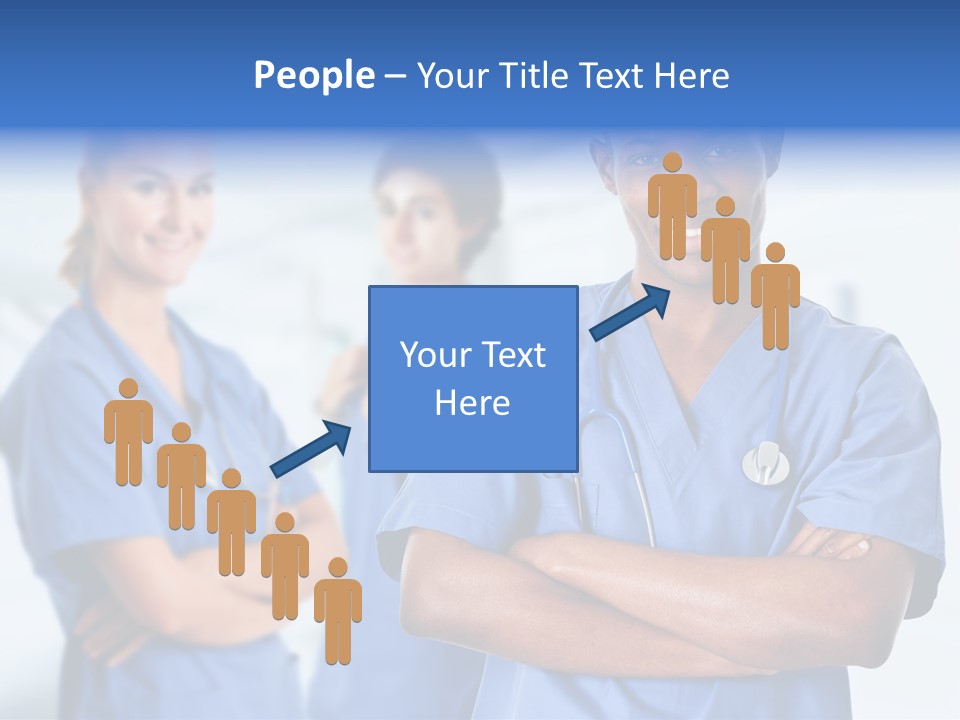 Illness Group Team PowerPoint Template