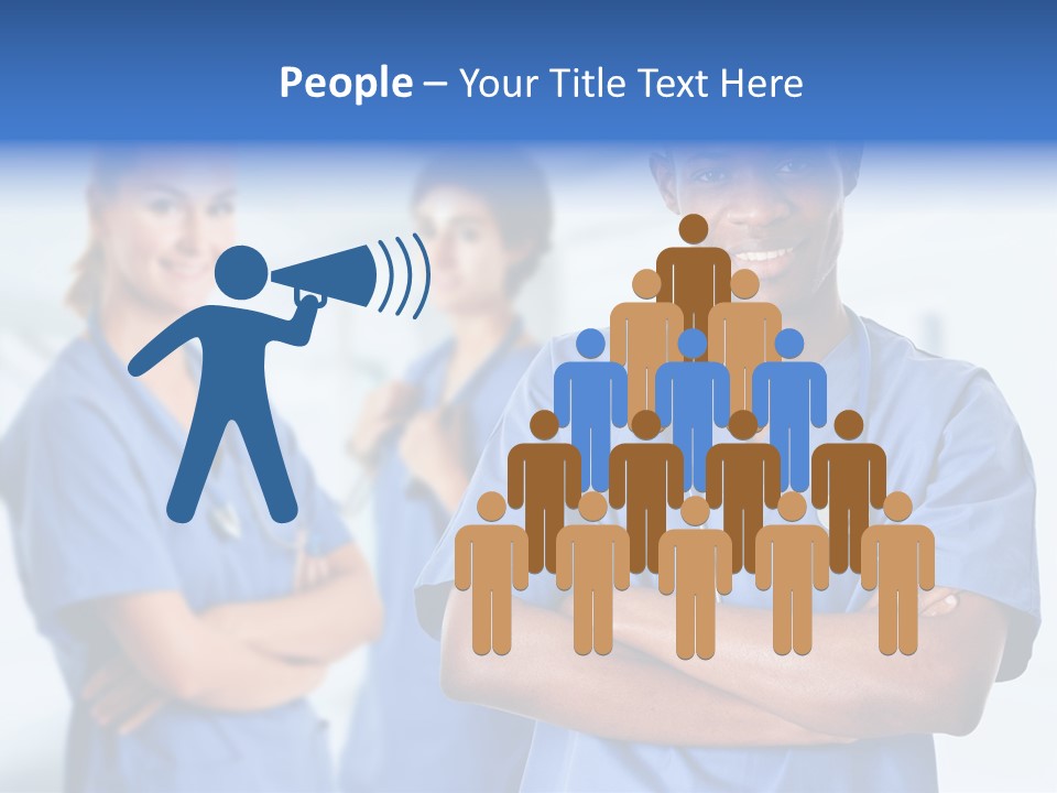 Illness Group Team PowerPoint Template