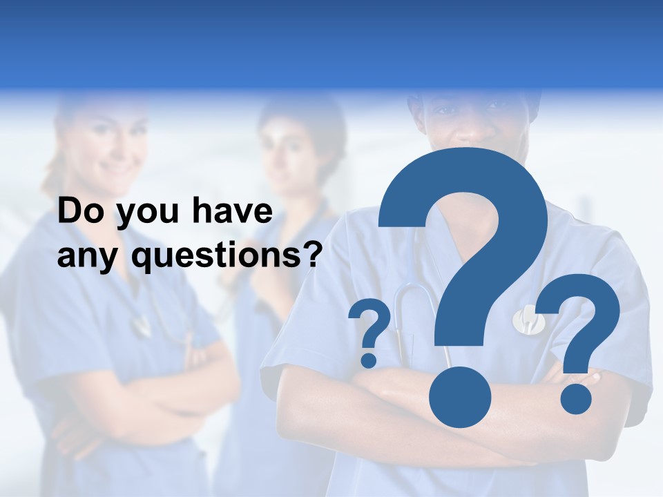 Illness Group Team PowerPoint Template