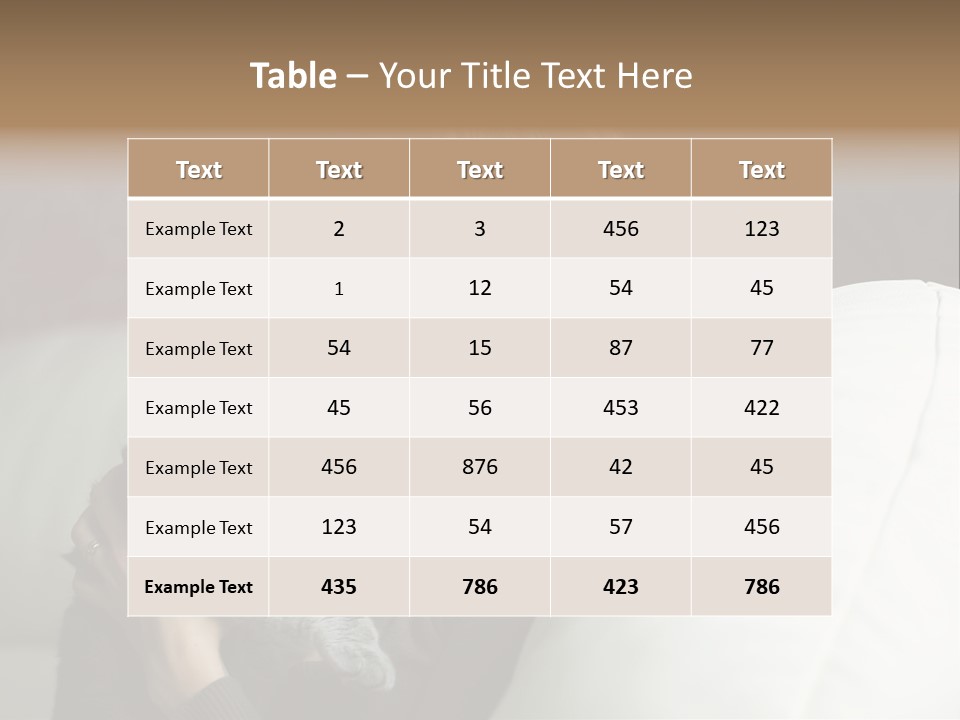 Beautiful Comfortable Adoration PowerPoint Template