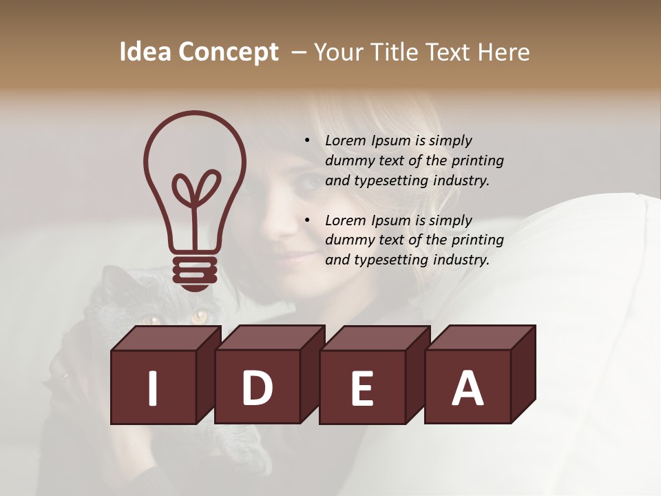 Beautiful Comfortable Adoration PowerPoint Template