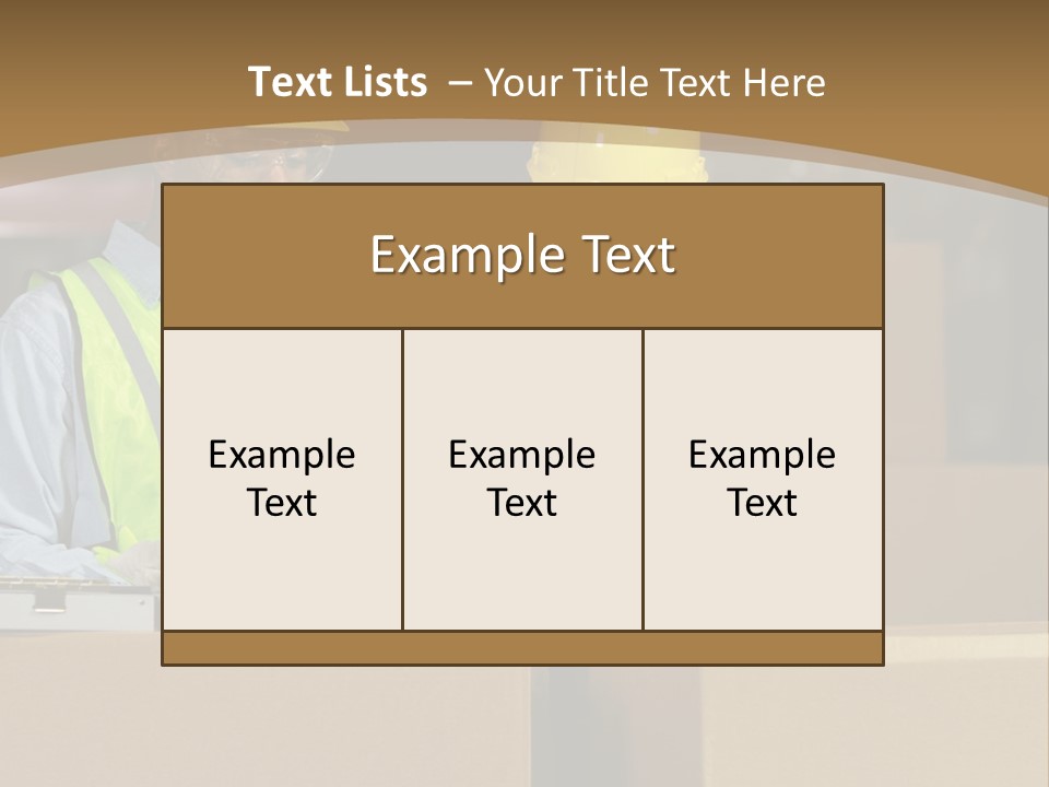 Two Men In Safety Vests Working On A Laptop PowerPoint Template