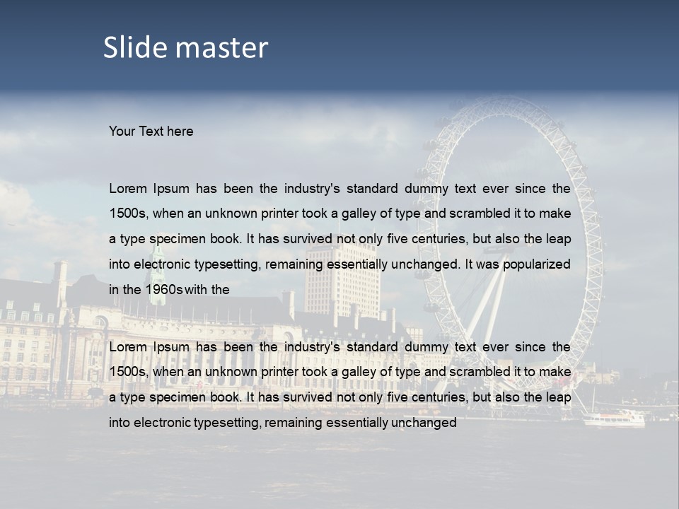 Britain England United PowerPoint Template