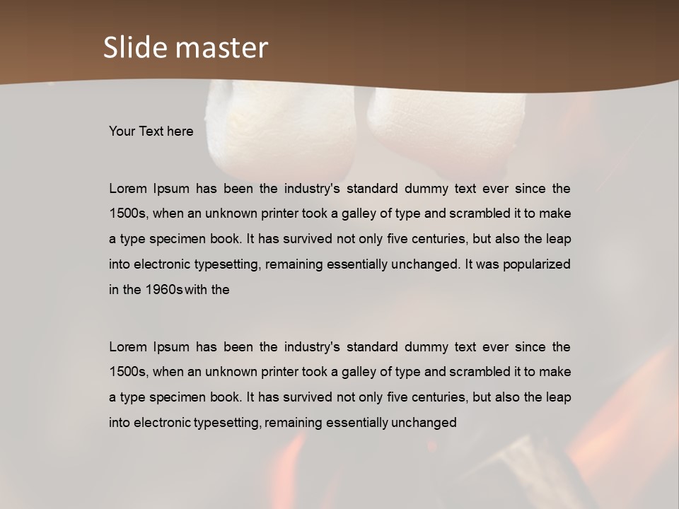 Camp Delicious Candy PowerPoint Template