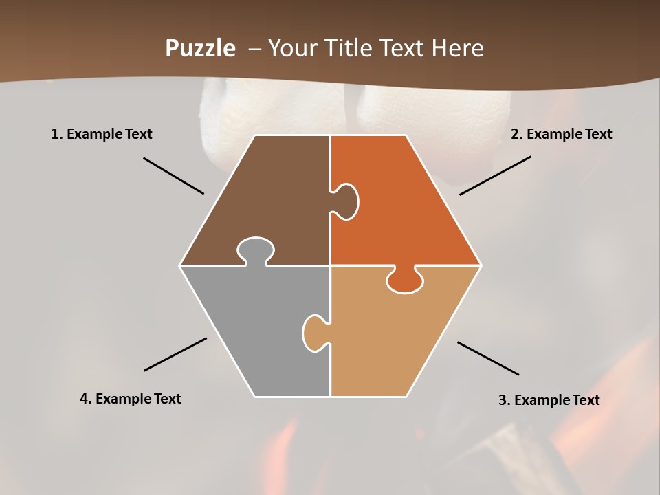 Camp Delicious Candy PowerPoint Template