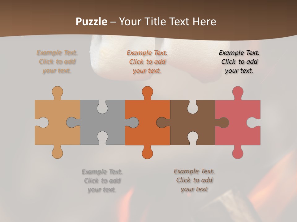 Camp Delicious Candy PowerPoint Template