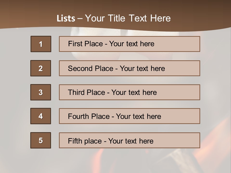 Camp Delicious Candy PowerPoint Template