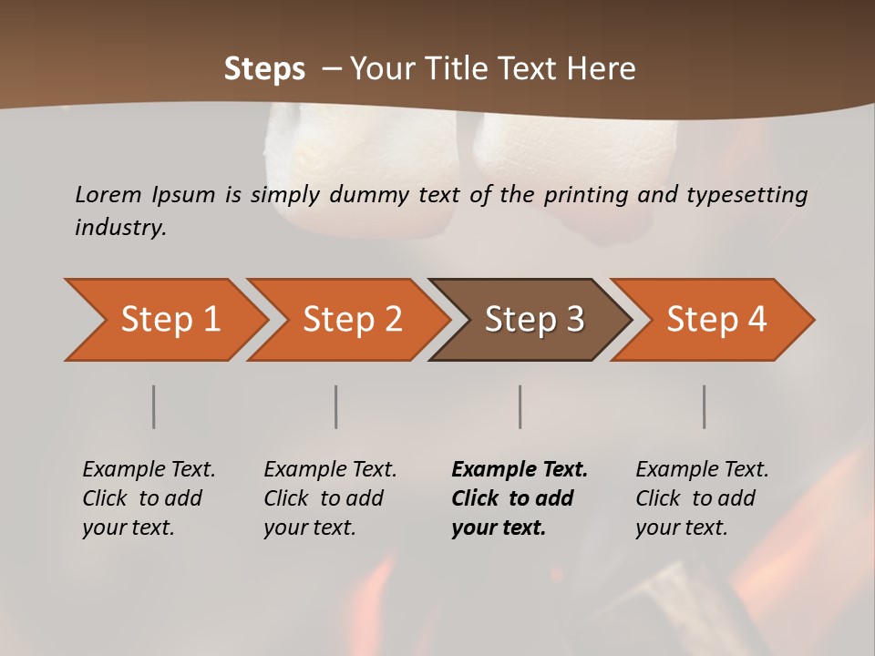 Camp Delicious Candy PowerPoint Template