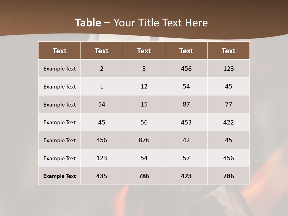 Camp Delicious Candy PowerPoint Template