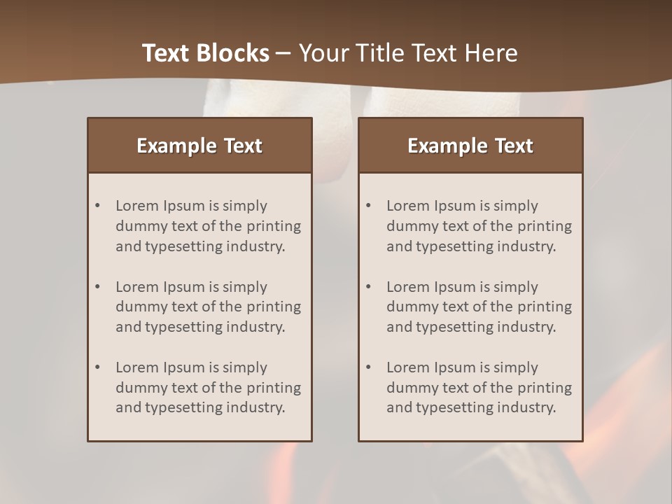Camp Delicious Candy PowerPoint Template