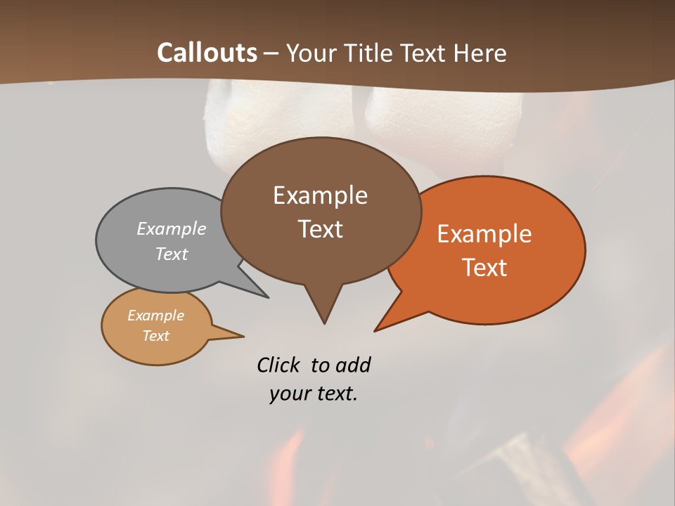 Camp Delicious Candy PowerPoint Template