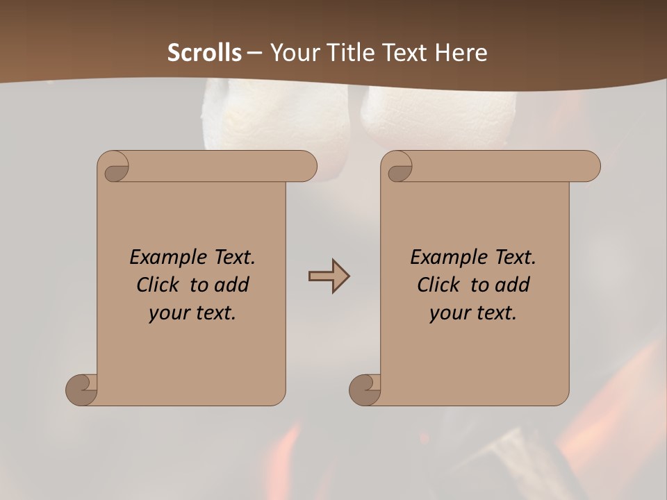 Camp Delicious Candy PowerPoint Template