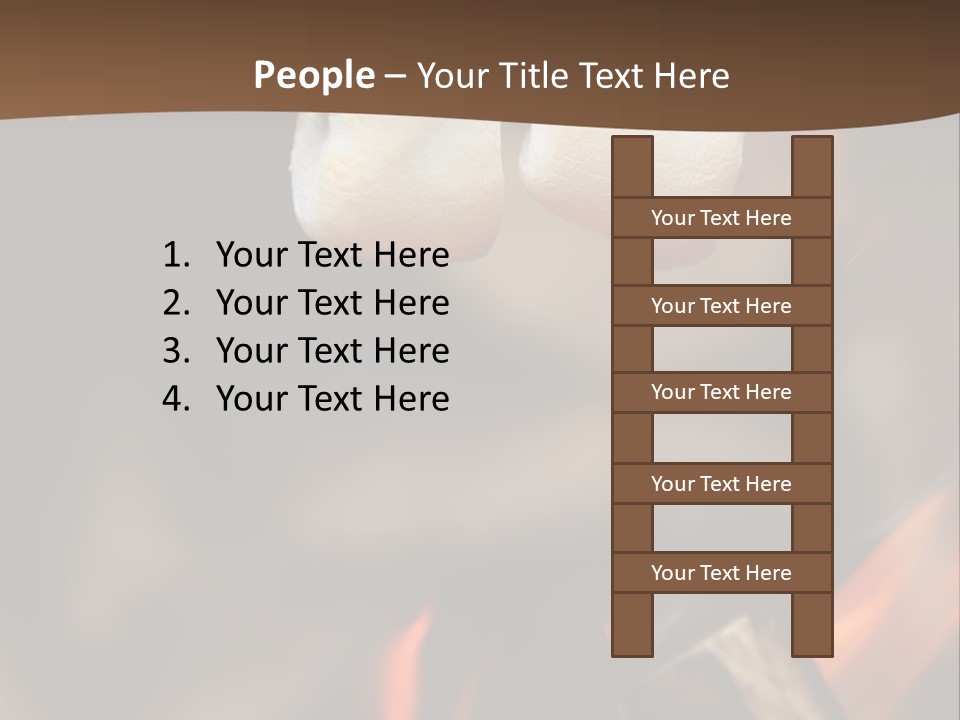 Camp Delicious Candy PowerPoint Template