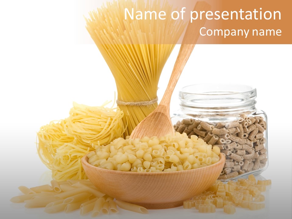 Background Yellow Wheat PowerPoint Template