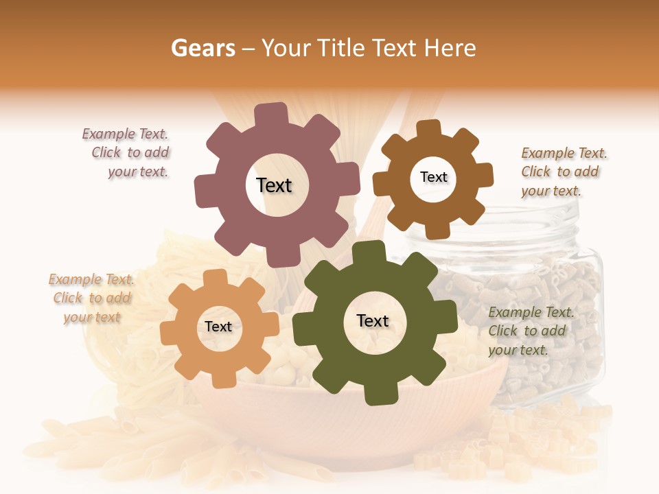 Background Yellow Wheat PowerPoint Template