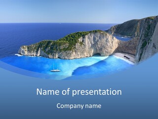 Sea Phenomenon Ship PowerPoint Template