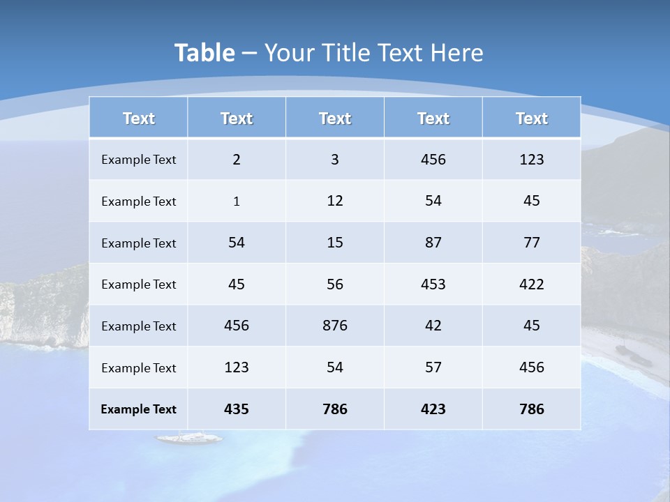 Sea Phenomenon Ship PowerPoint Template