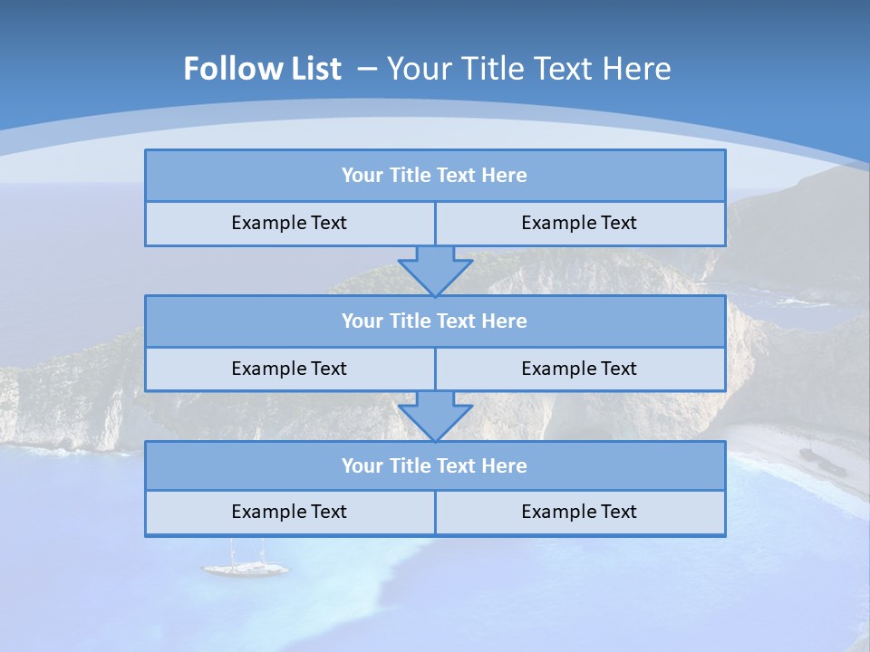 Sea Phenomenon Ship PowerPoint Template