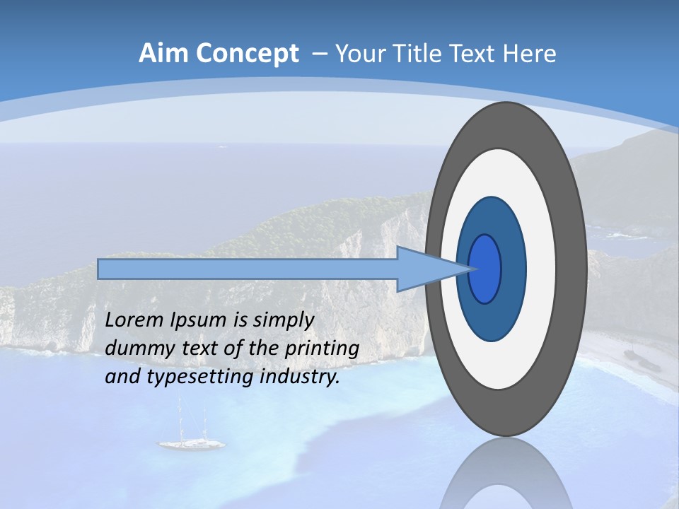 Sea Phenomenon Ship PowerPoint Template