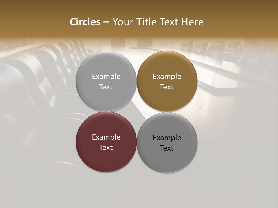 Meeting Curtain Group PowerPoint Template