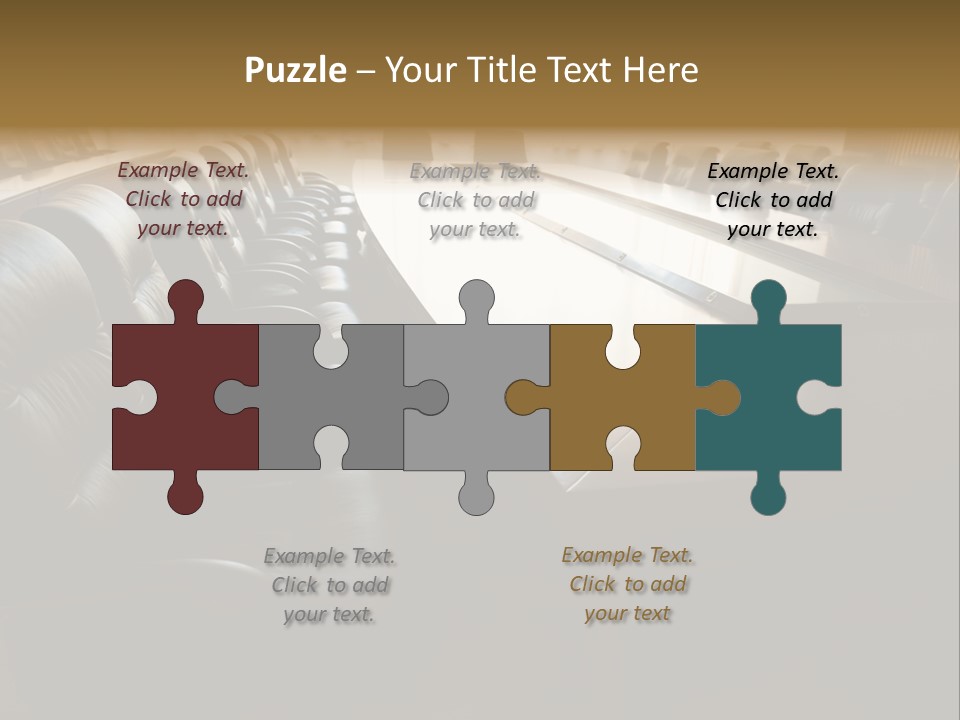 Meeting Curtain Group PowerPoint Template