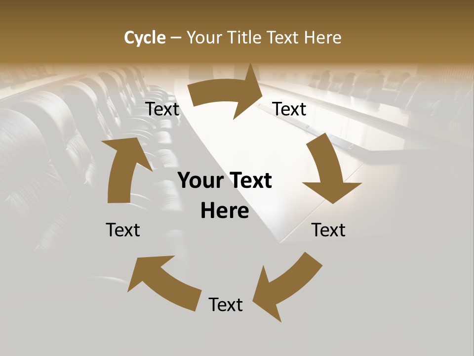 Meeting Curtain Group PowerPoint Template