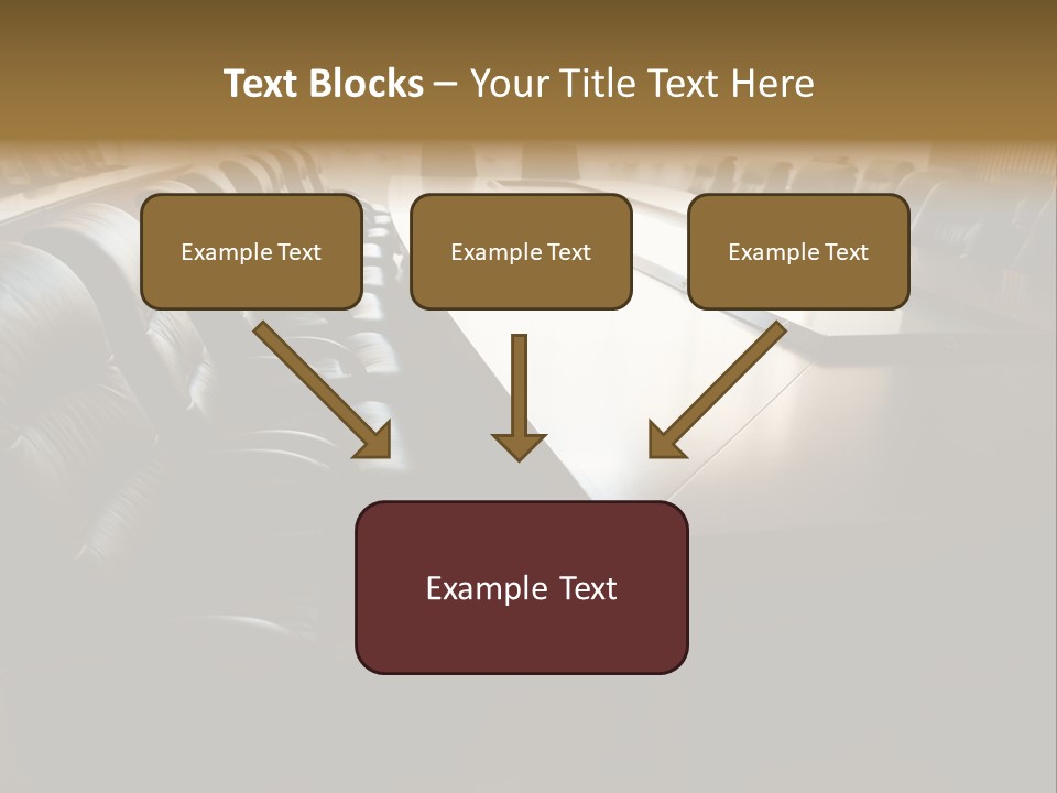 Meeting Curtain Group PowerPoint Template