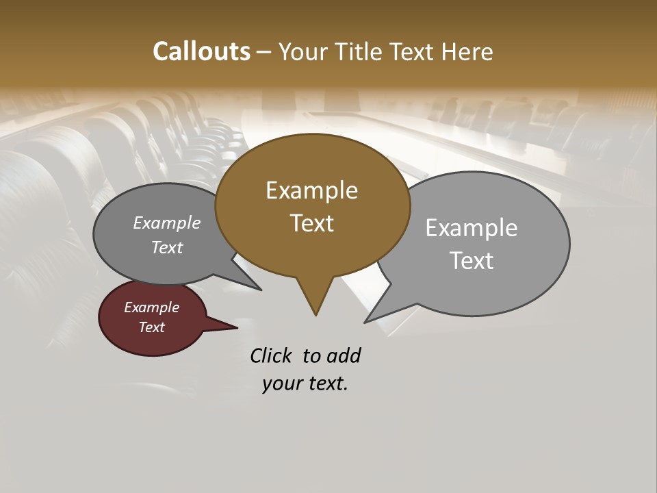Meeting Curtain Group PowerPoint Template