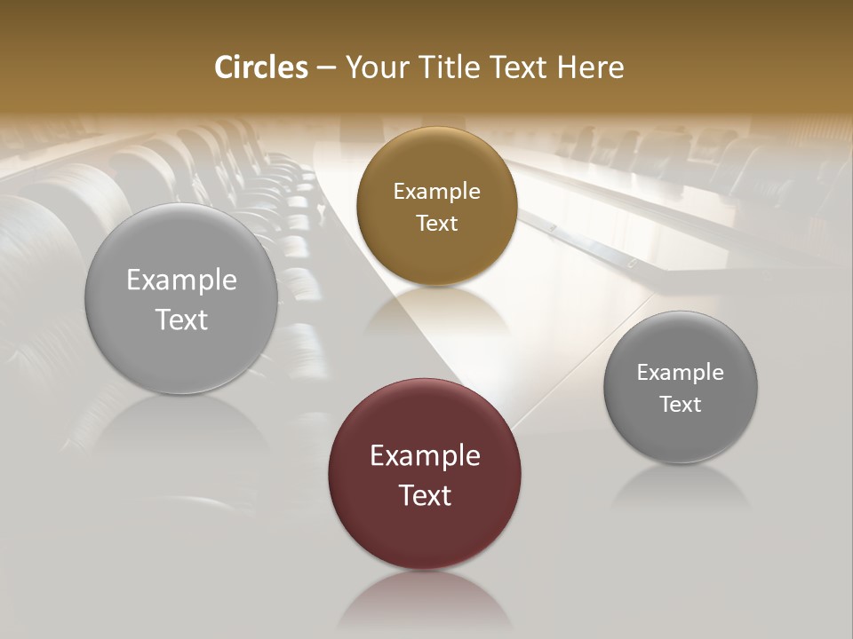 Meeting Curtain Group PowerPoint Template