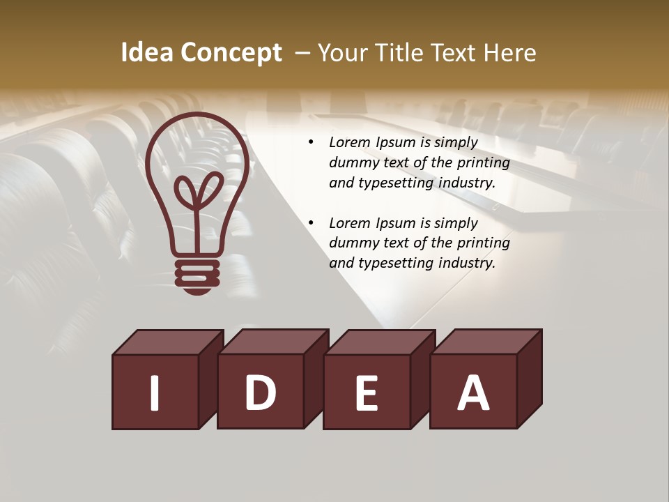 Meeting Curtain Group PowerPoint Template