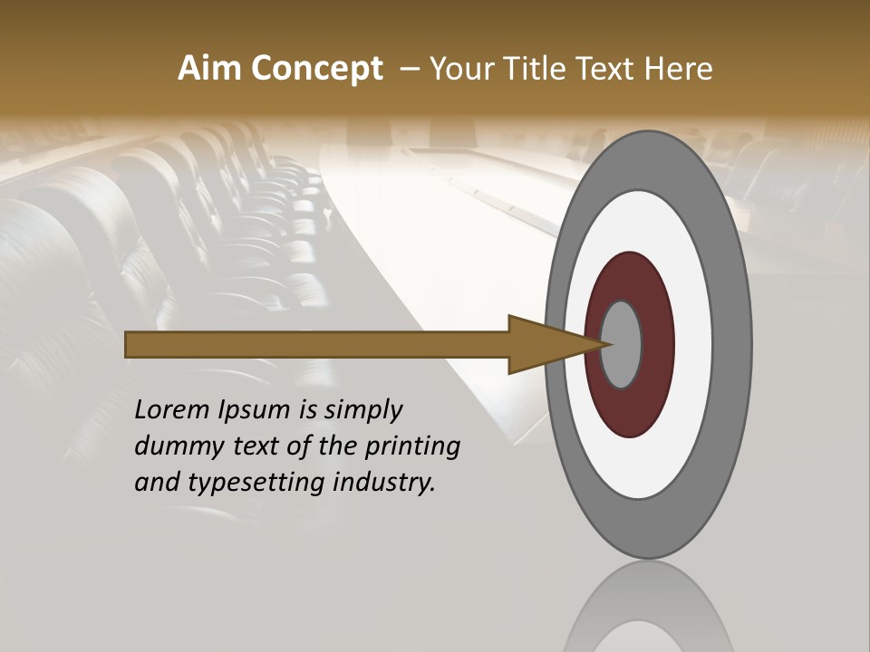 Meeting Curtain Group PowerPoint Template