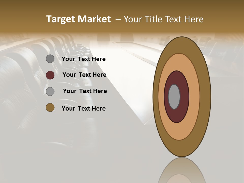 Meeting Curtain Group PowerPoint Template