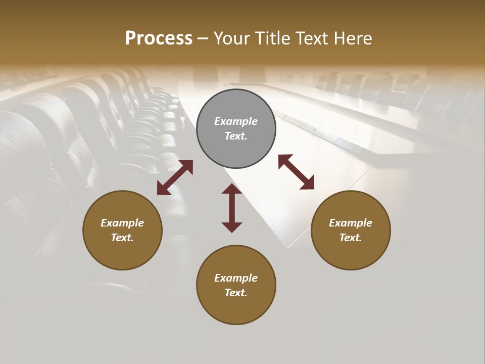 Meeting Curtain Group PowerPoint Template