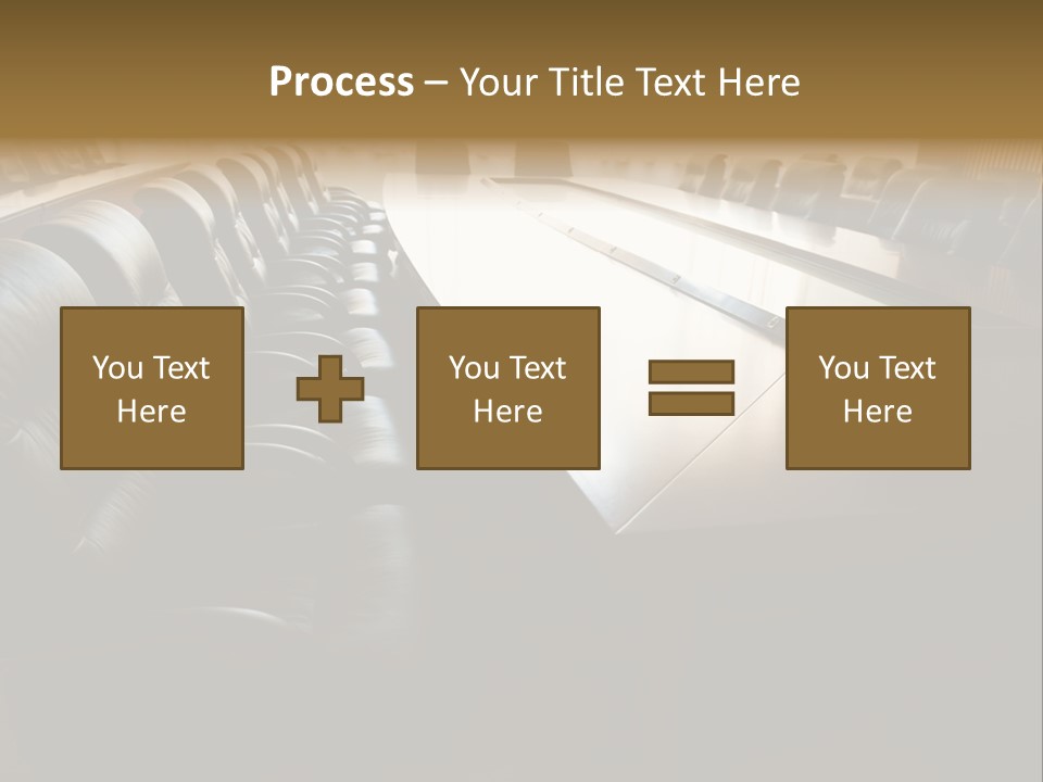 Meeting Curtain Group PowerPoint Template