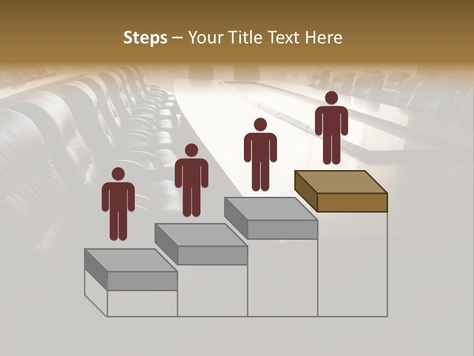 Meeting Curtain Group PowerPoint Template