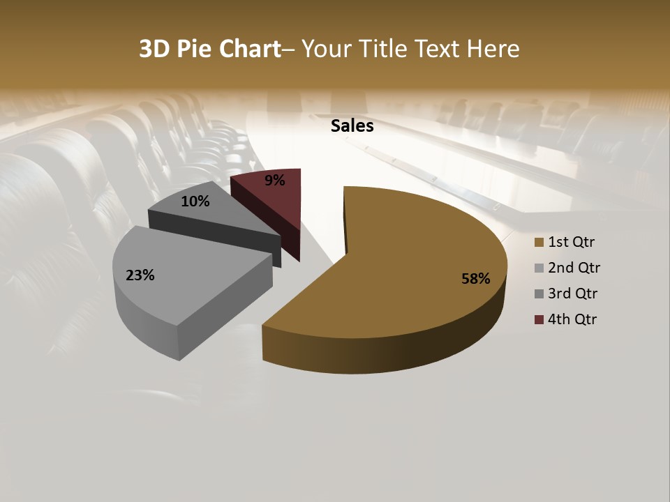 Meeting Curtain Group PowerPoint Template