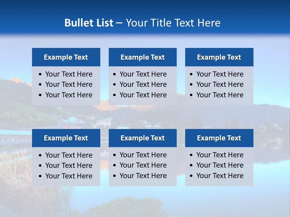 Background Tranquility Serene PowerPoint Template