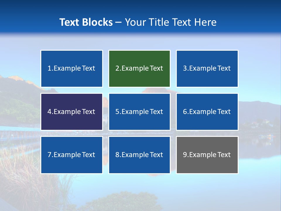 Background Tranquility Serene PowerPoint Template