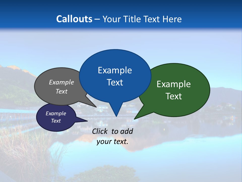 Background Tranquility Serene PowerPoint Template