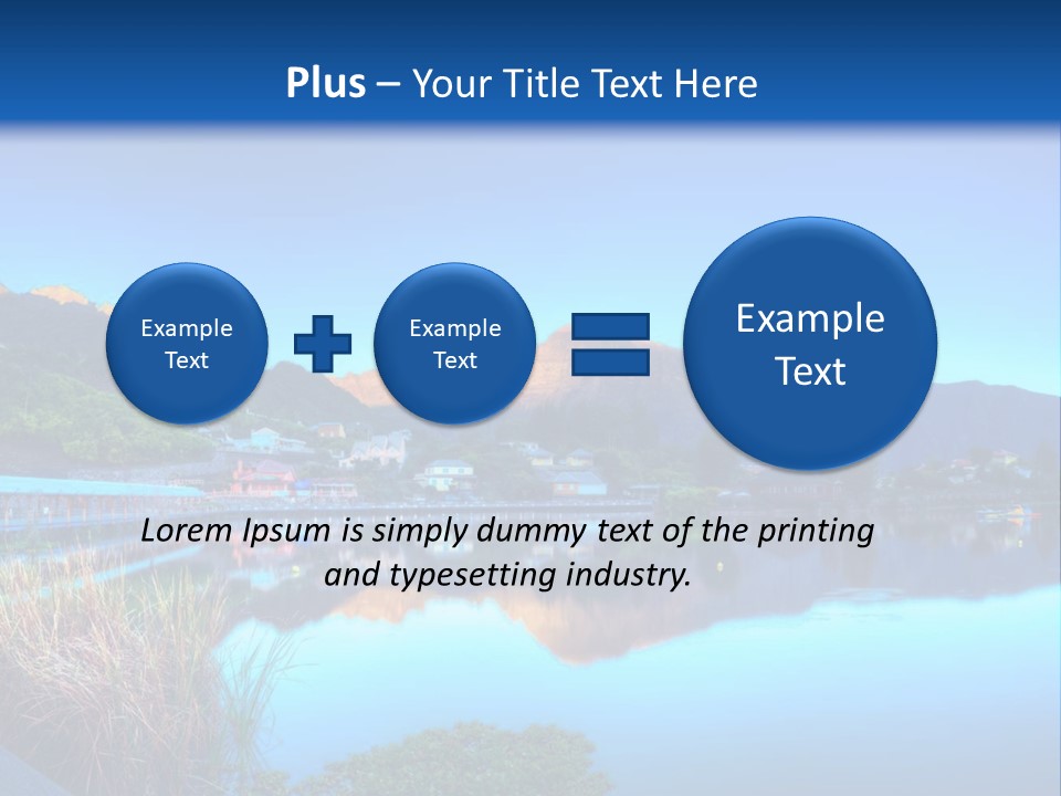 Background Tranquility Serene PowerPoint Template