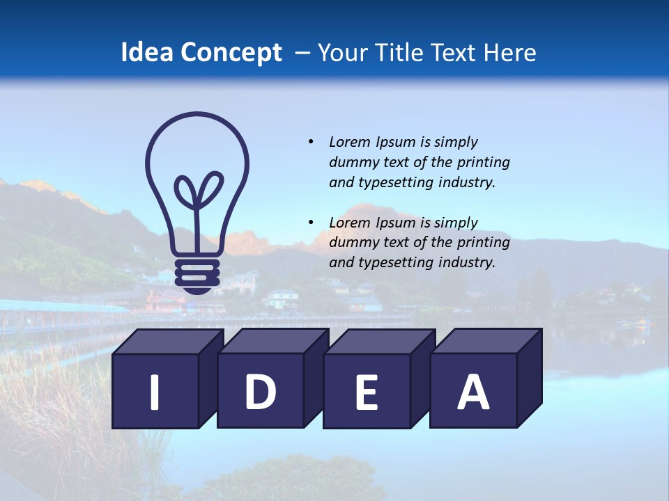 Background Tranquility Serene PowerPoint Template