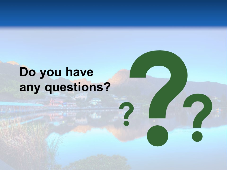 Background Tranquility Serene PowerPoint Template