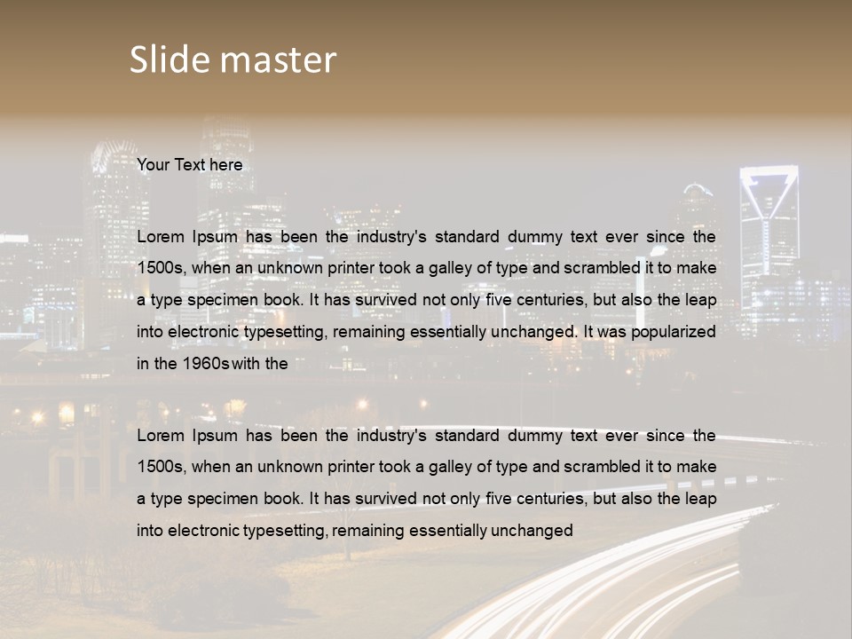 Metropolitan American Modern PowerPoint Template