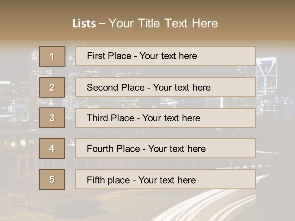 Metropolitan American Modern PowerPoint Template