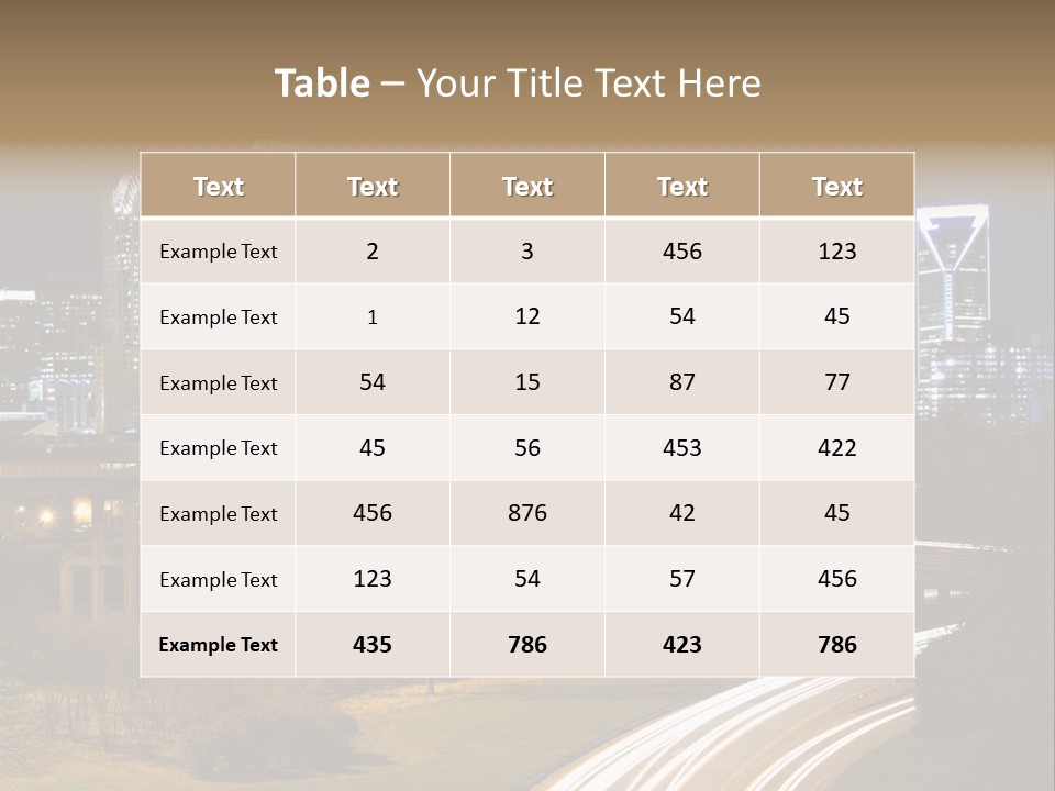 Metropolitan American Modern PowerPoint Template